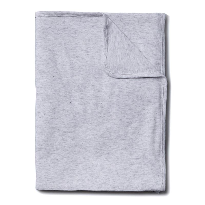 Cotton Jersey Marle Grey Bunny Blanket