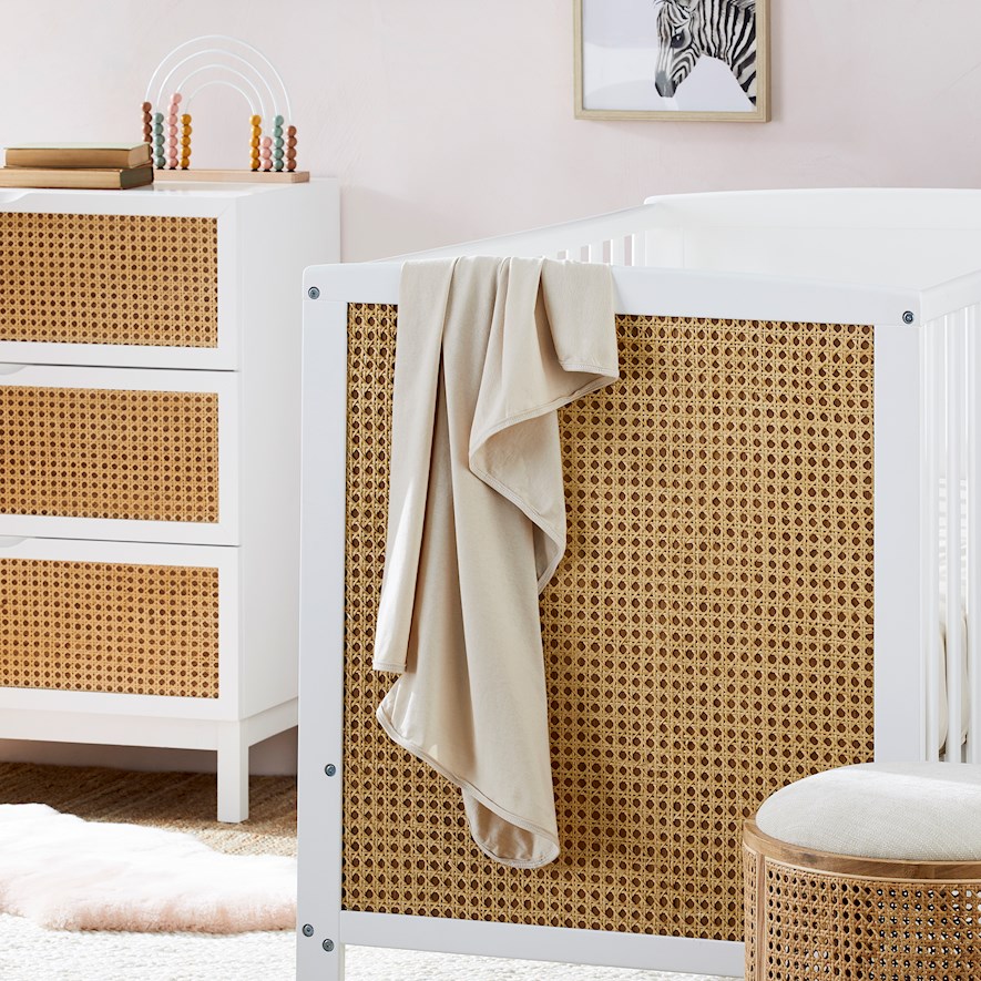 Adairs Baby Natural Cotton Jersey Baby Swaddle Adairs