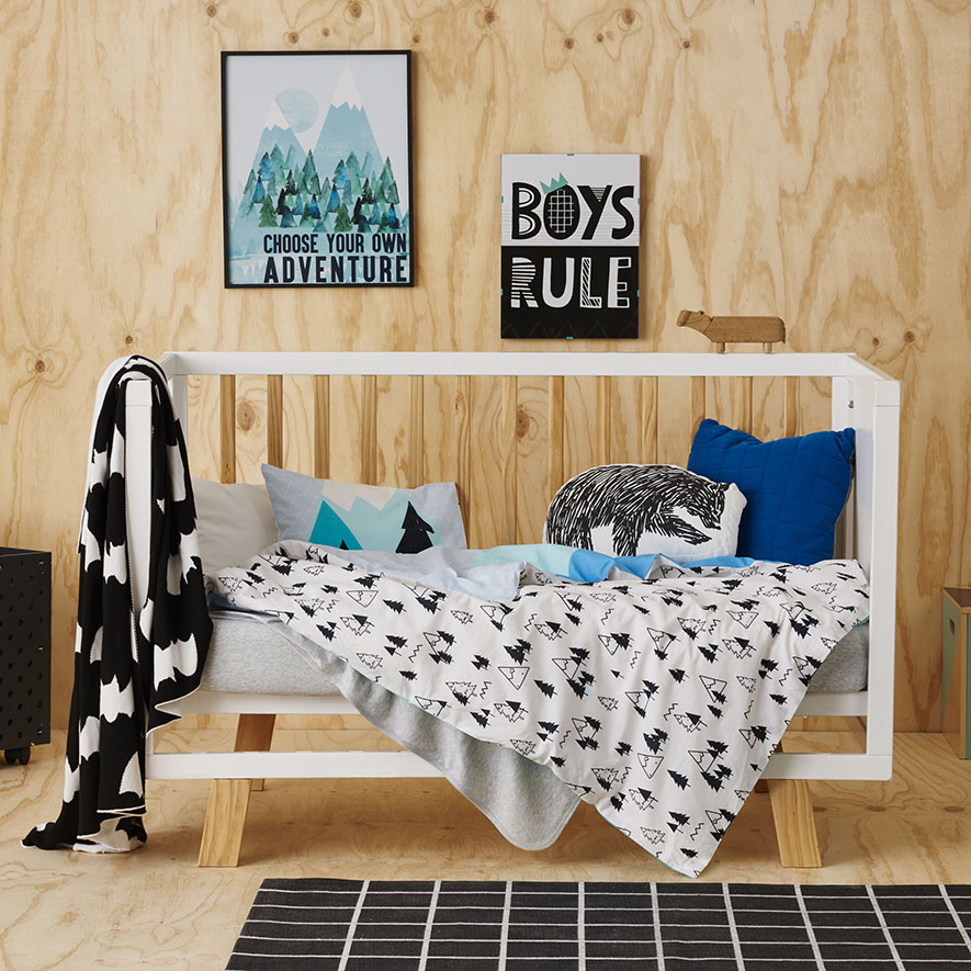 Summer Hike Cot Quilt Cover Set Adairs