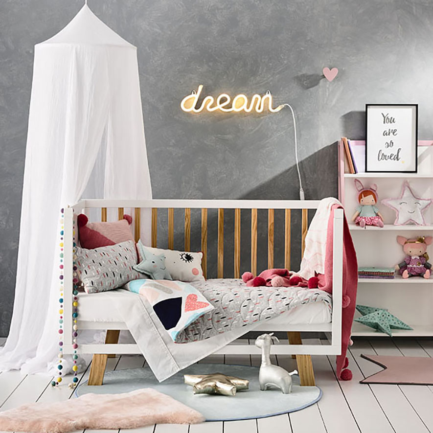 Alexis Jersey Cot Quilt Cover Set Adairs