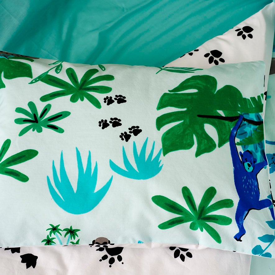 Jungle Safari Cot Quilt Cover Set Adairs