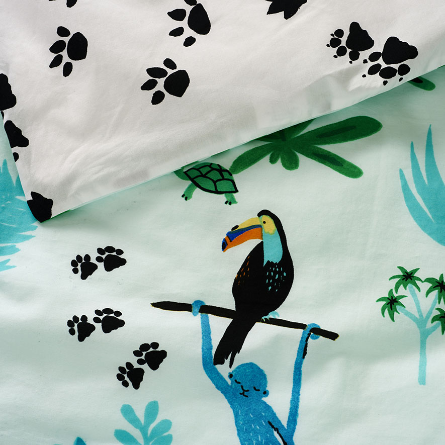 Jungle Safari Cot Quilt Cover Set Adairs
