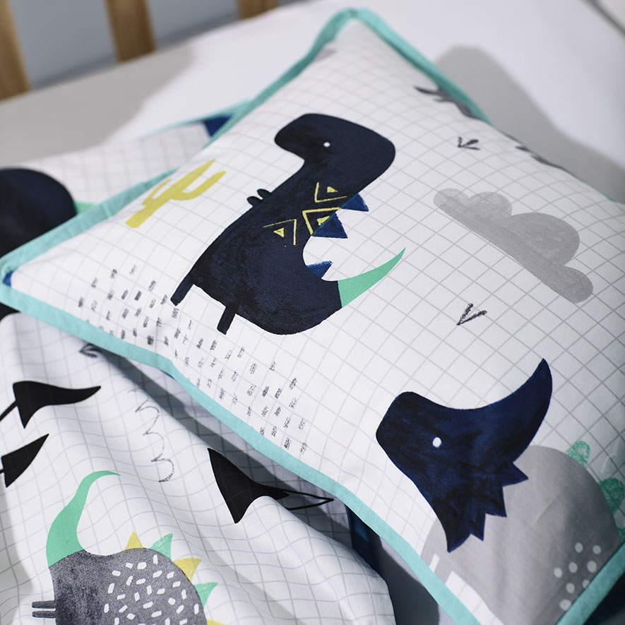 Dino Land Cot Quilt Cover Set Adairs