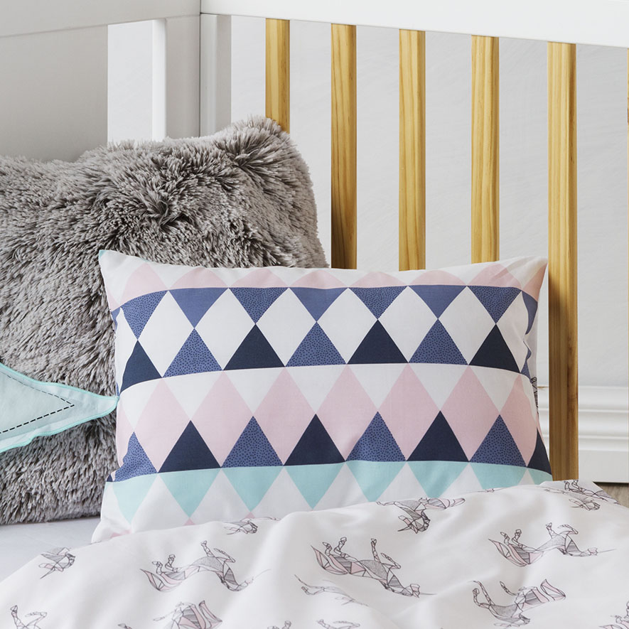 Unicorn Play Cot Quilt Cover Set Adairs