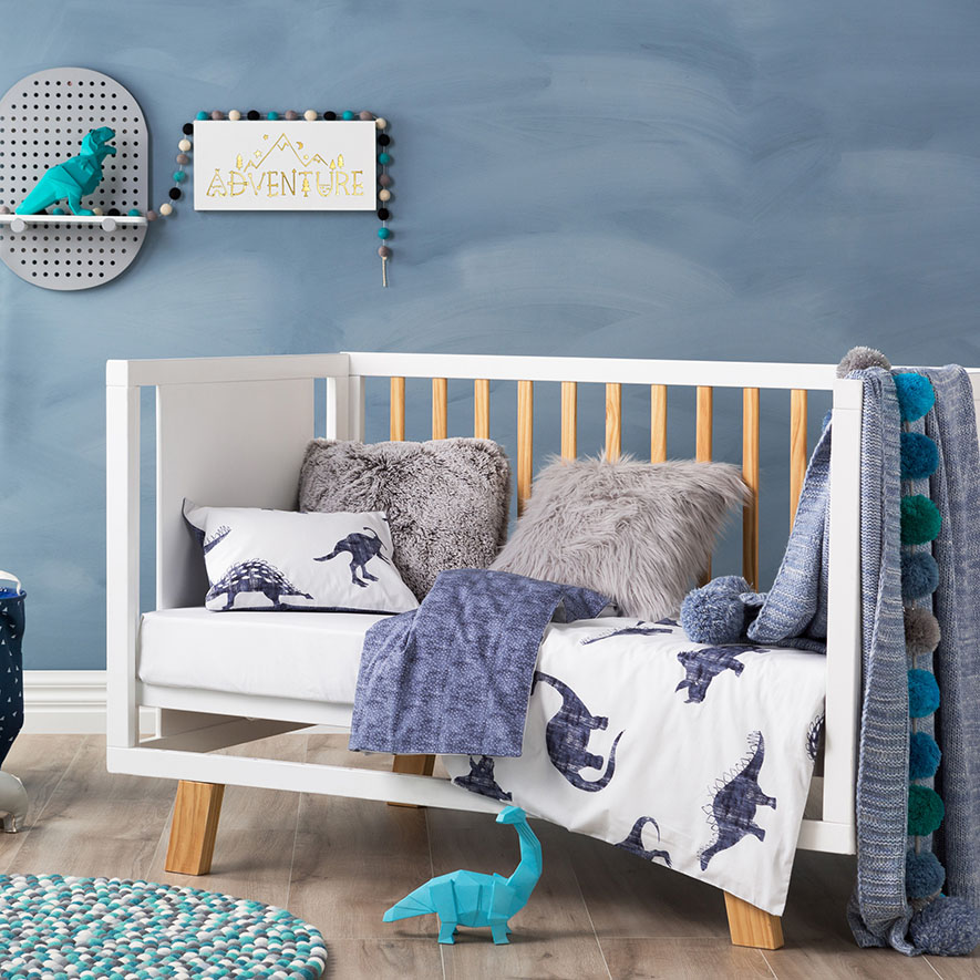 Dinosaurus Cot Quilt Cover Set Adairs