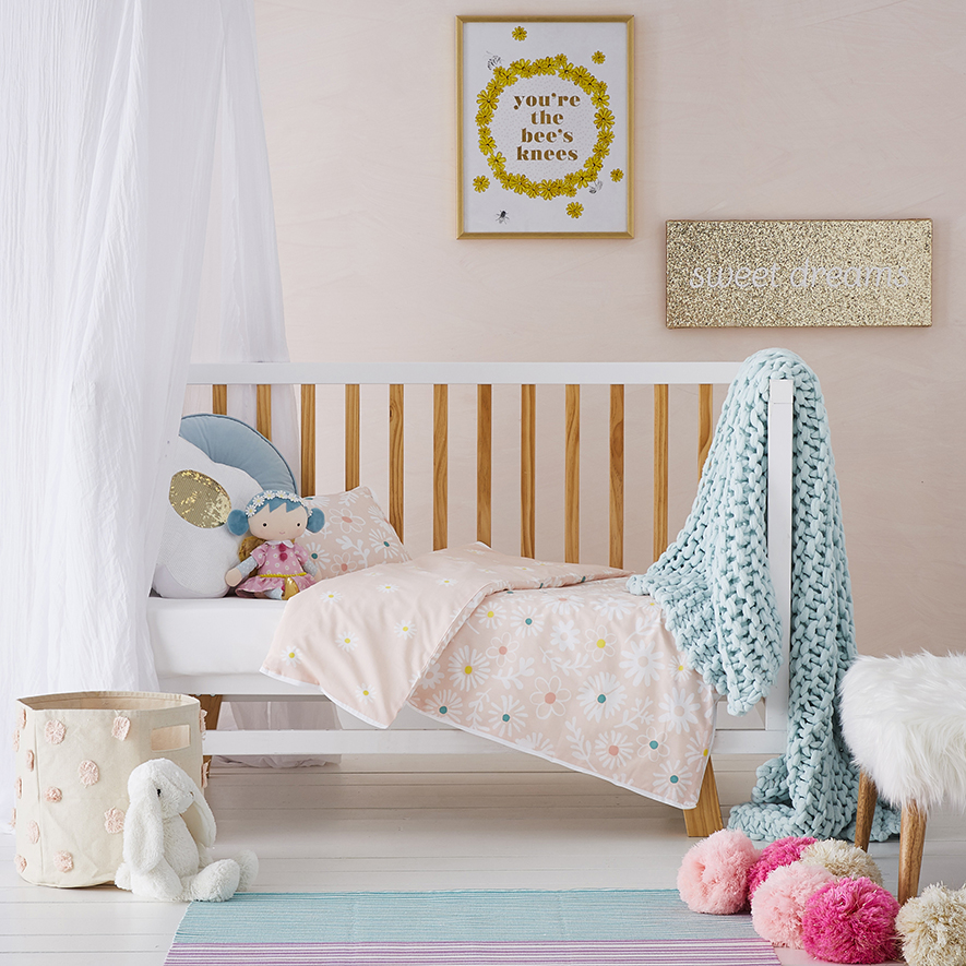Daisy Cot Multi Quilt Cover Set Adairs