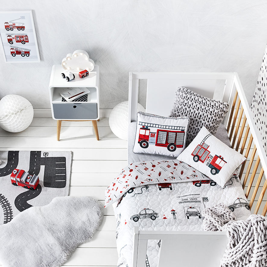 Emergency Quilted Cot Quilt Cover Set Adairs