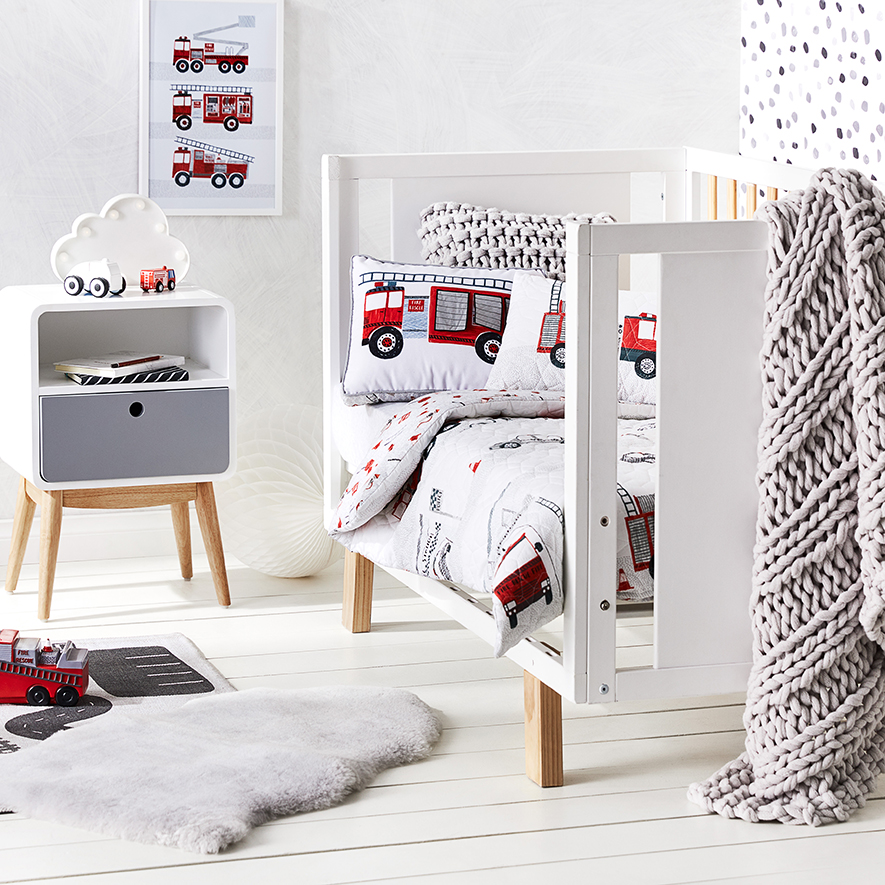 Emergency Quilted Cot Quilt Cover Set Adairs