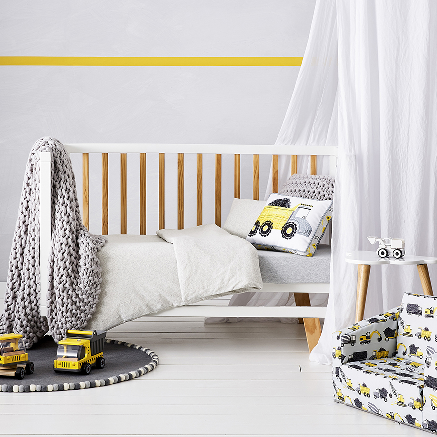 Cruise Jersey Cot Quilt Cover Set Adairs