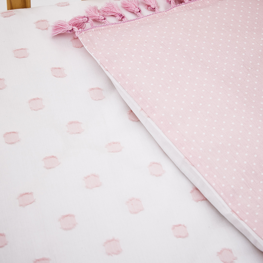 Dahlia Cot Quilt Cover Set Pink Adairs