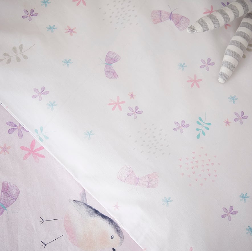 Animal Wonderland Cot Quilt Cover Set Multi Adairs