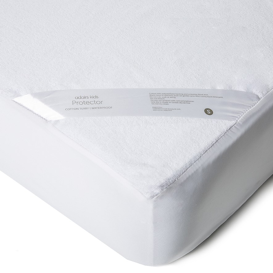 Terry Cot Waterproof Mattress Protector Adairs