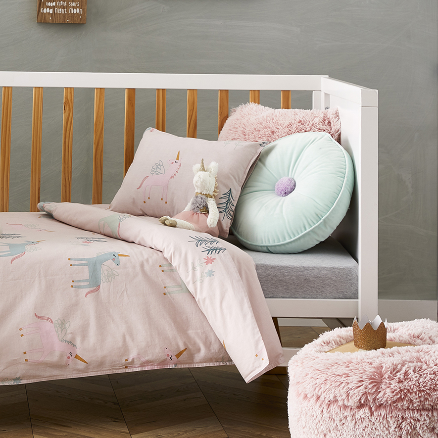 Unicorn cot quilt sale