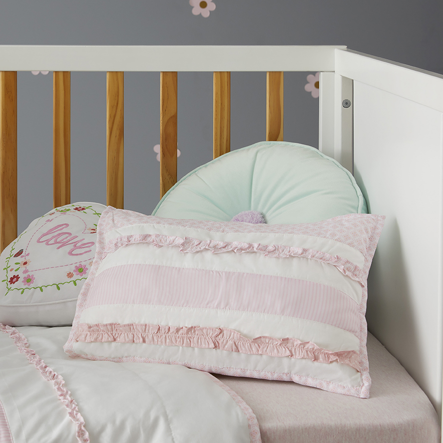 Serendipity Cot Quilt Cover Set in White Adairs