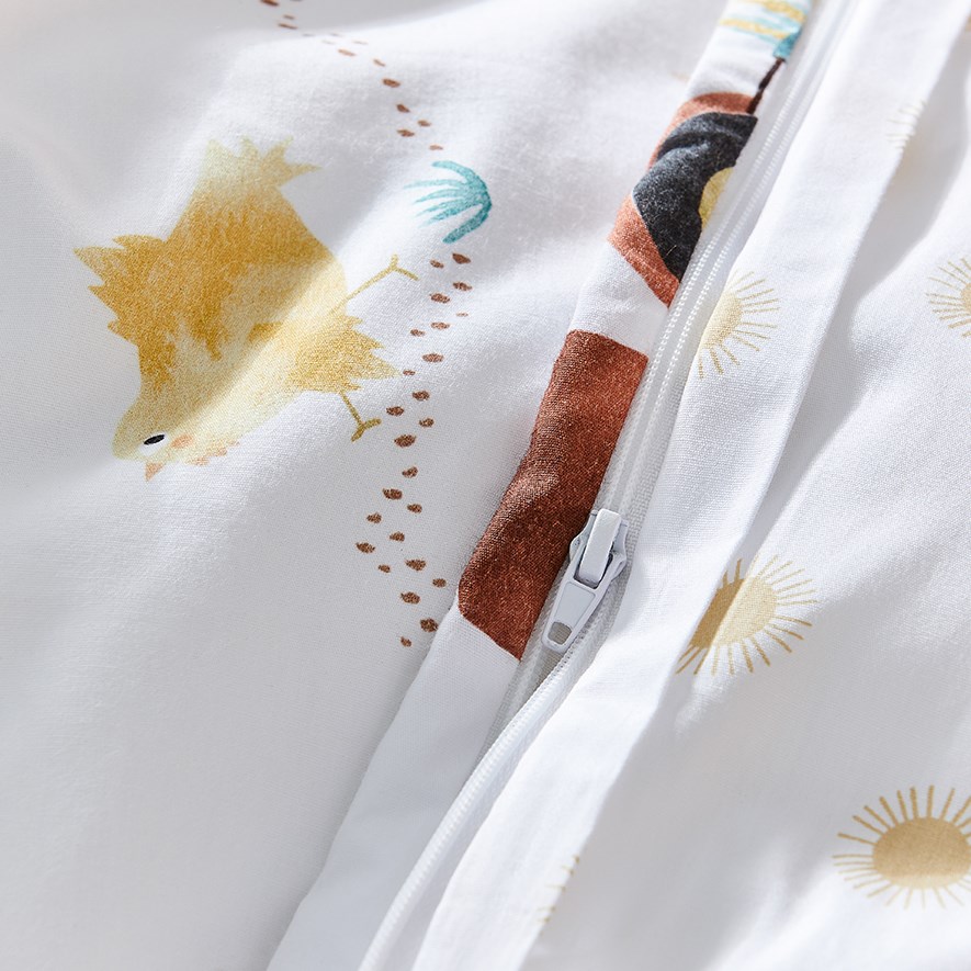 Farm Yard Organic Cotton Cot Quilt Cover Set Adairs