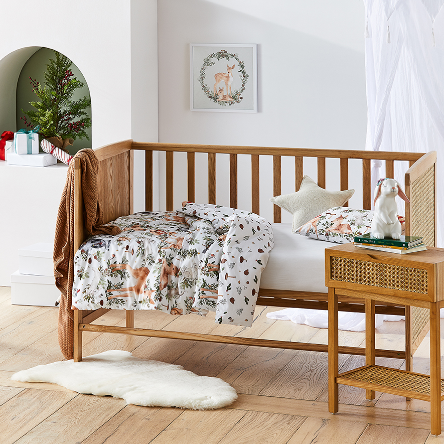 Festive Forest Cot Quilt Cover Set Adairs
