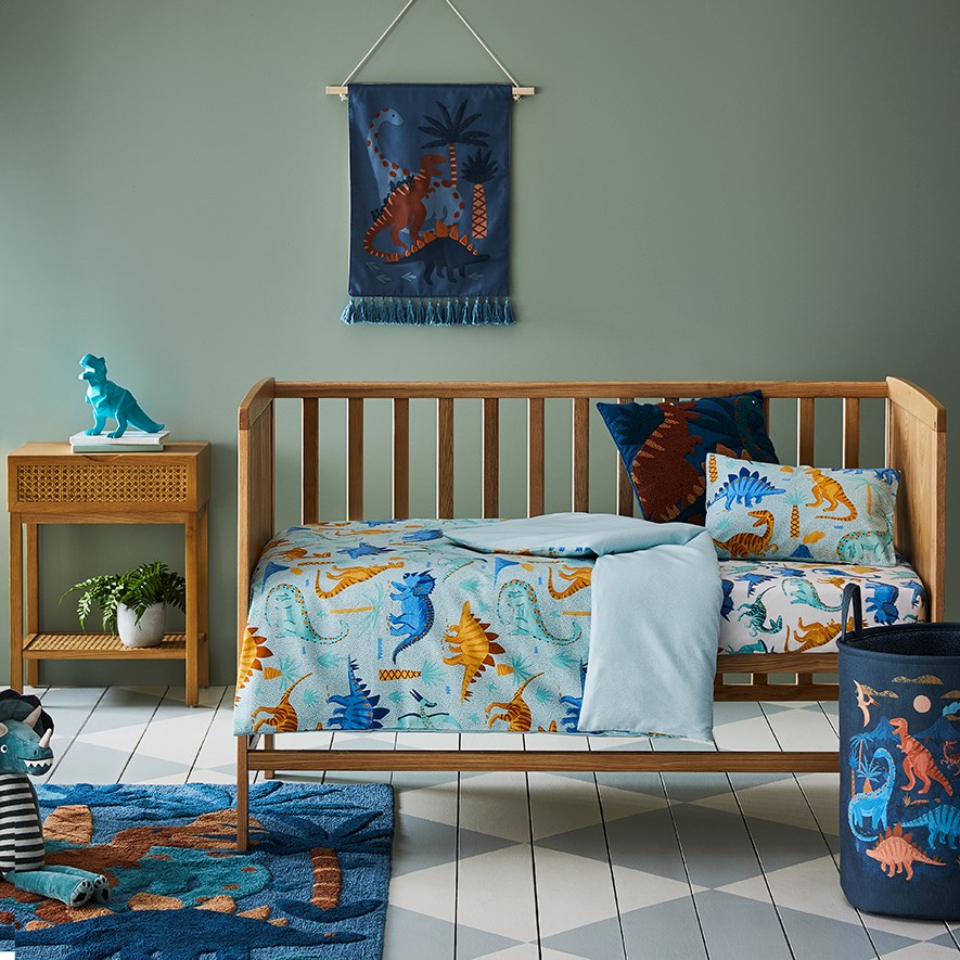 Flannelette cot sales quilt cover