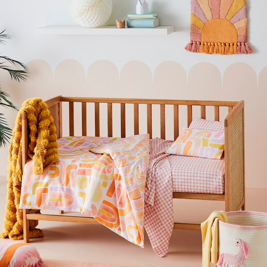 Pastel Dreams Cot Quilt Cover Set Adairs