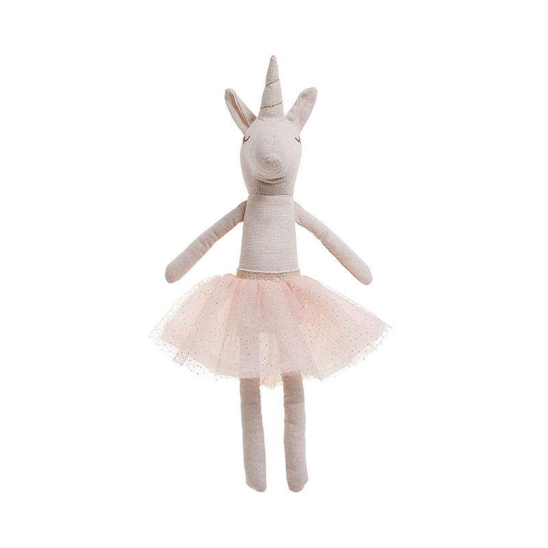 Phoebe Unicorn Linen Soft Toy