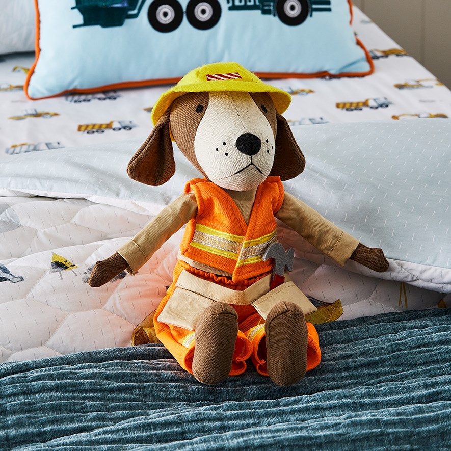 Construction Pup Character Toy Adairs