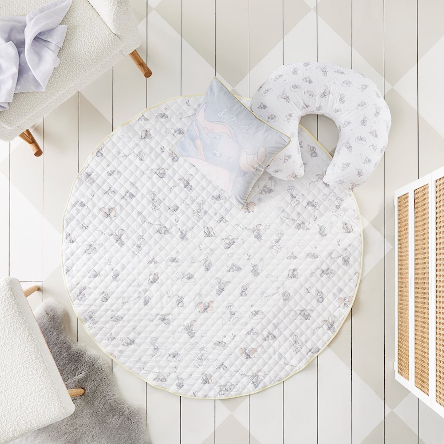 Adairs Baby Disney Dumbo Quilted Play Mat Kids Adairs