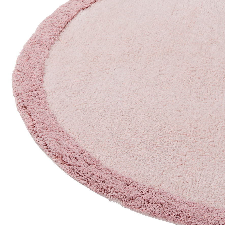 Reece Power Pink Round Rug | Adairs