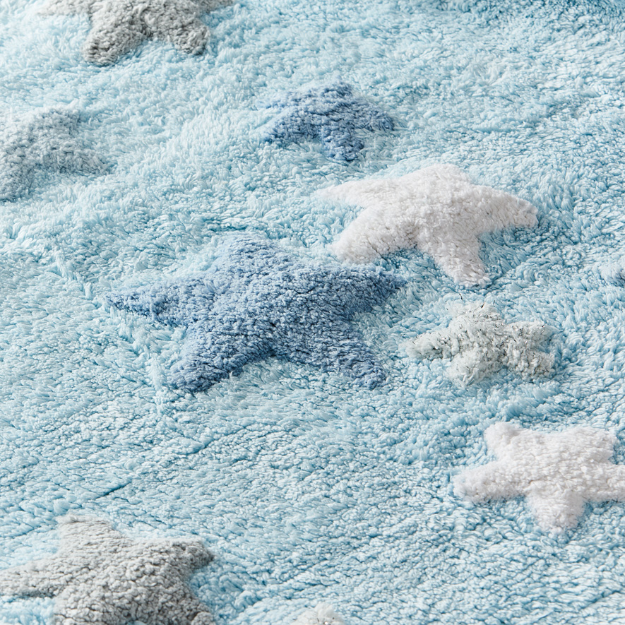 Decorative Blue Starry Night Rug | Adairs