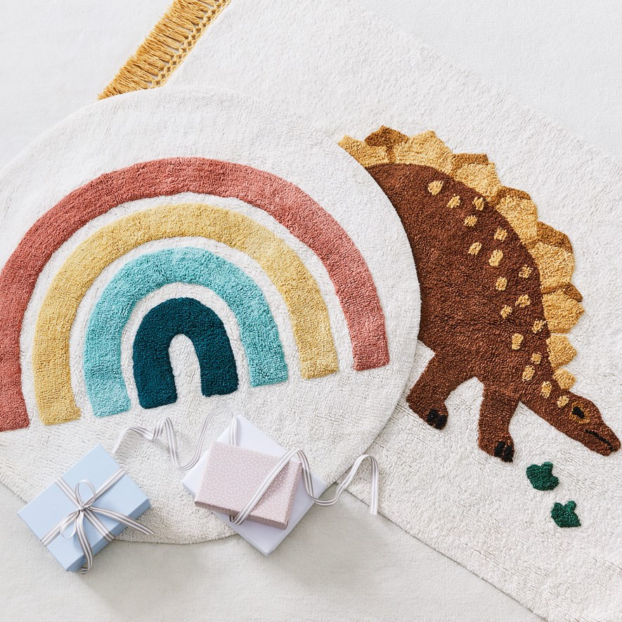 Decorative Modern Rainbow Rug Adairs