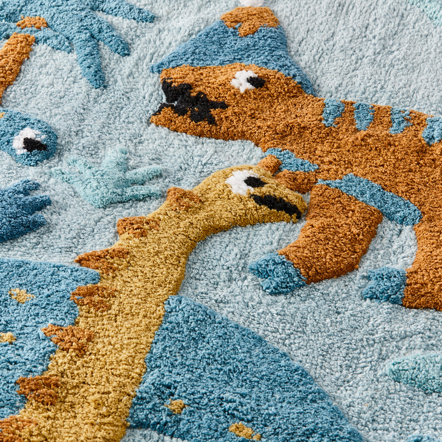 Decorative Tufted Dinosaur Rug | Adairs