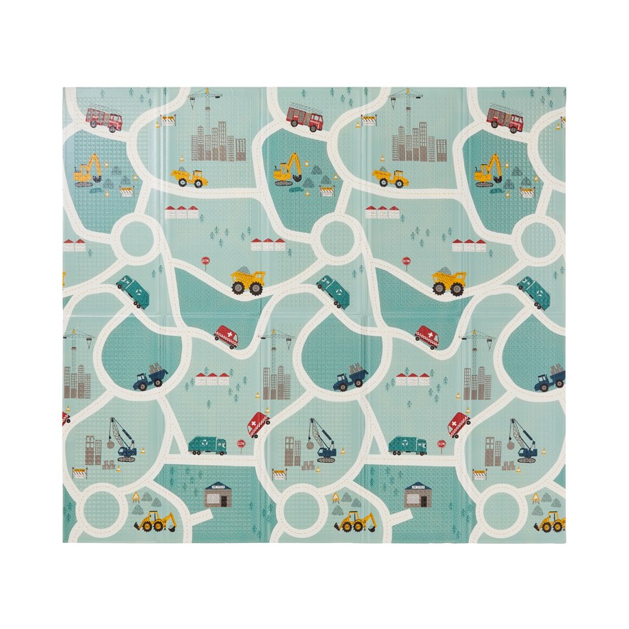 Adairs Kids Designer Busy Trucks Play Mat Adairs