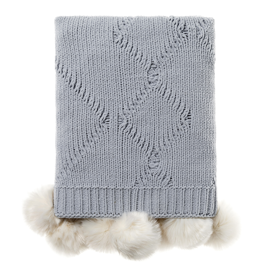 Luella Throw Grey Adairs