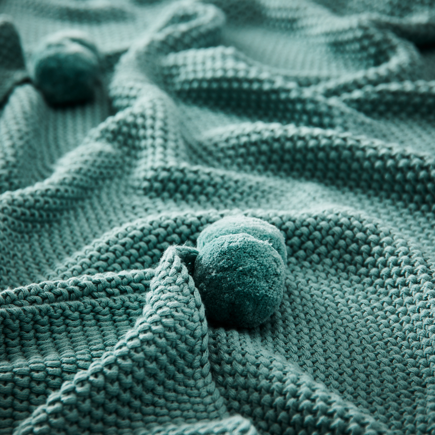 Billie Cotton Sage Throw Adairs