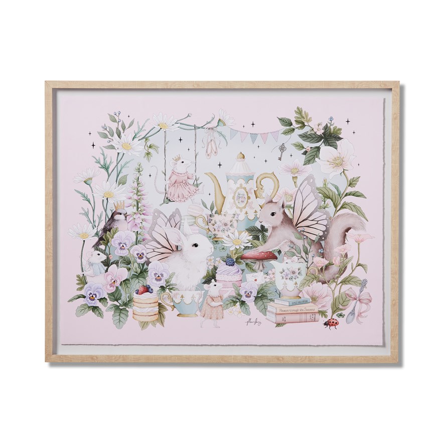 Adairs Kids Fleur Harris Garden Party Wall Art Adairs