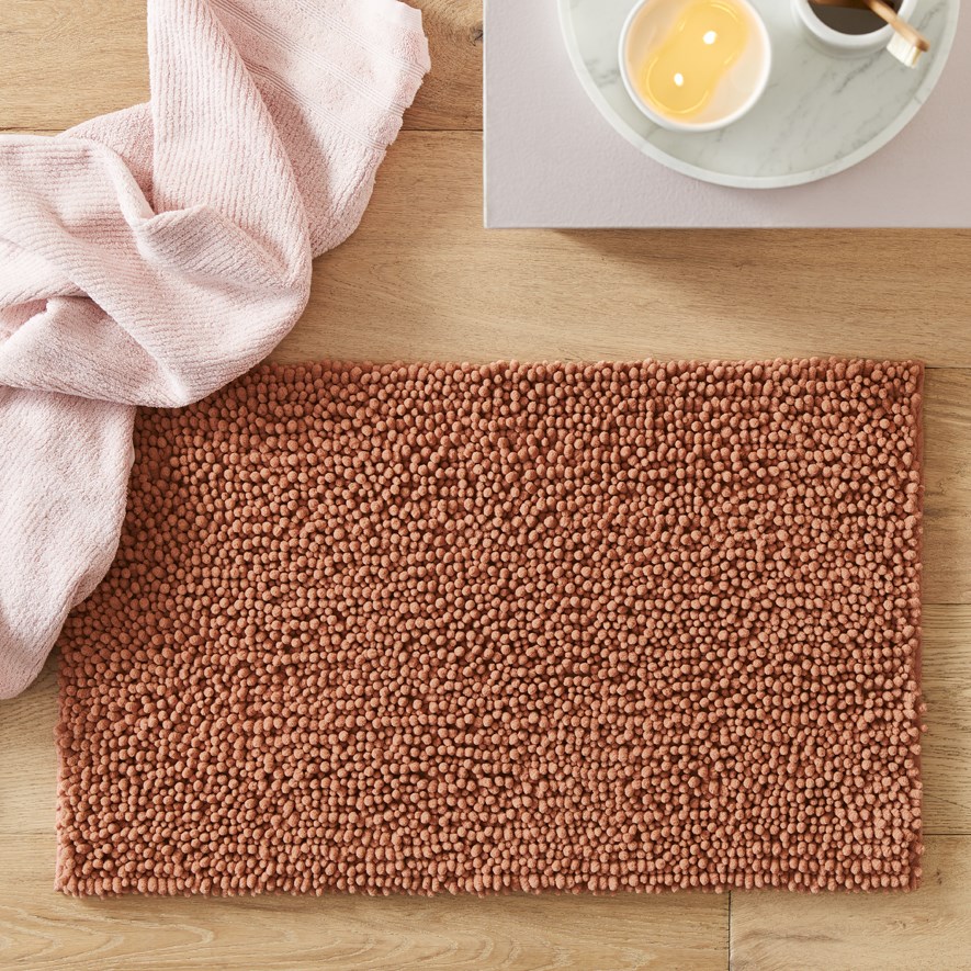 Microplush Earth Bobble Bath Mat Adairs