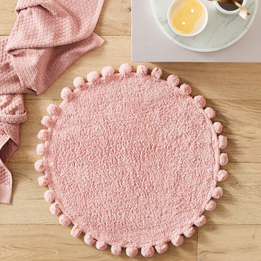 Pink bathtub mat deals