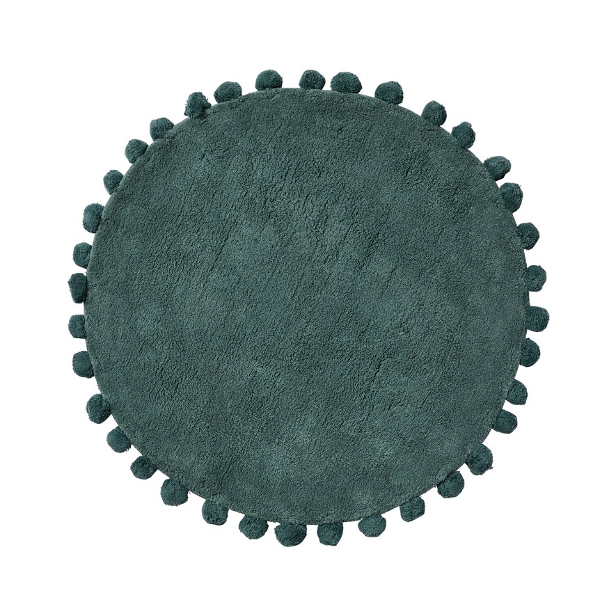 Home Republic Livia Seagrass PomPom Circle Bath Mat Adairs