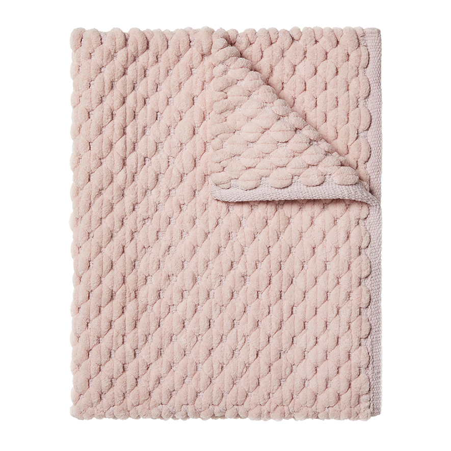 Yasmin Bath Mat Blush Pink Adairs