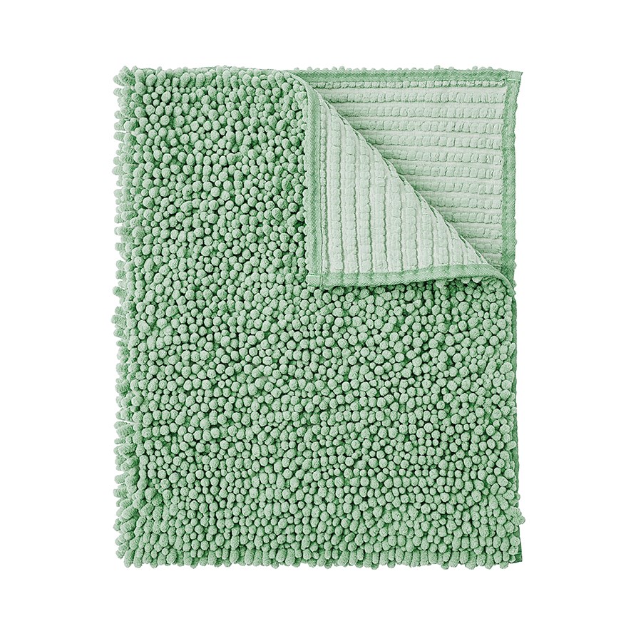 Microplush Eucalyptus Bobble Bath Mat Adairs