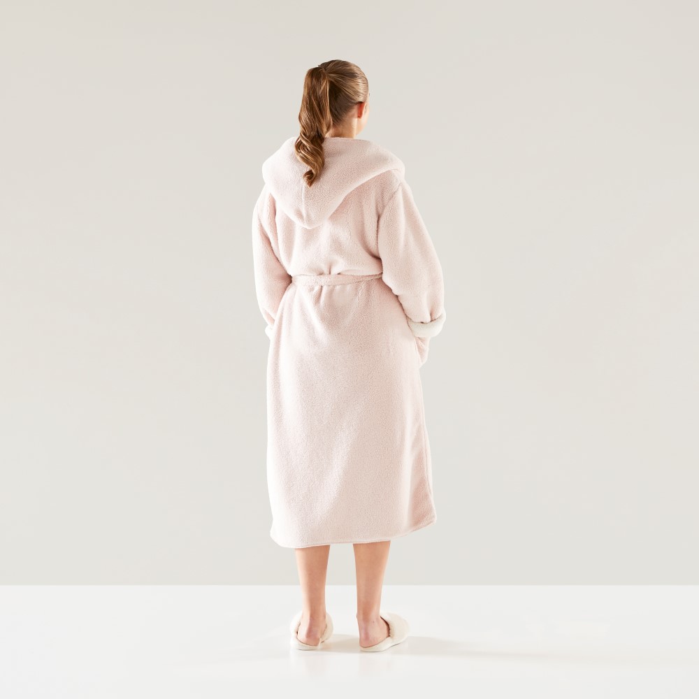 Luxury Woolen Hooded BATH ROBE Dressing SPA Gown 100% Merino Wool - Etsy New  Zealand