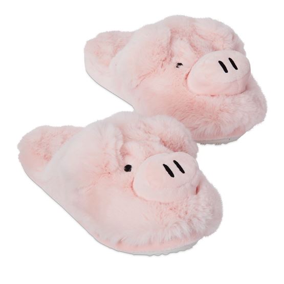 Percy Pig Soft Pink Novelty Slippers