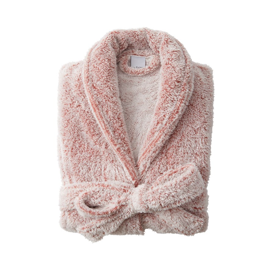 Moritz Fur Pink Snow Bathrobe Adairs