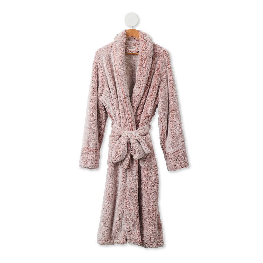 Moritz Fur Pink Snow Bathrobe Adairs