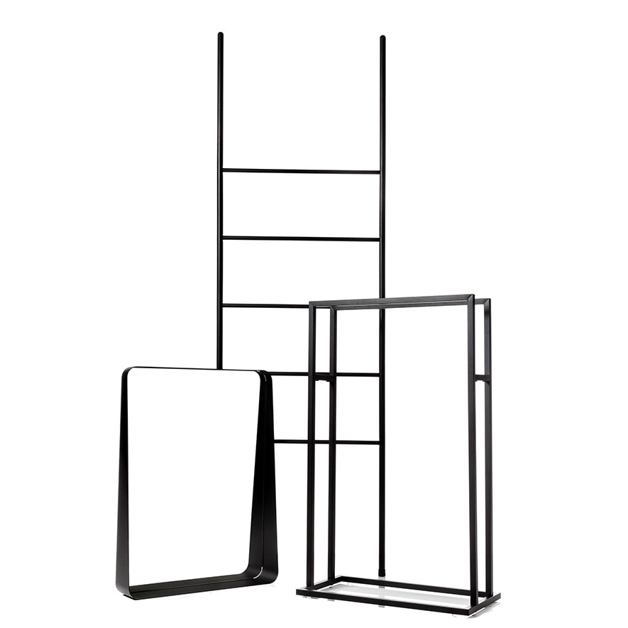 Bath Storage Ladder Black Adairs