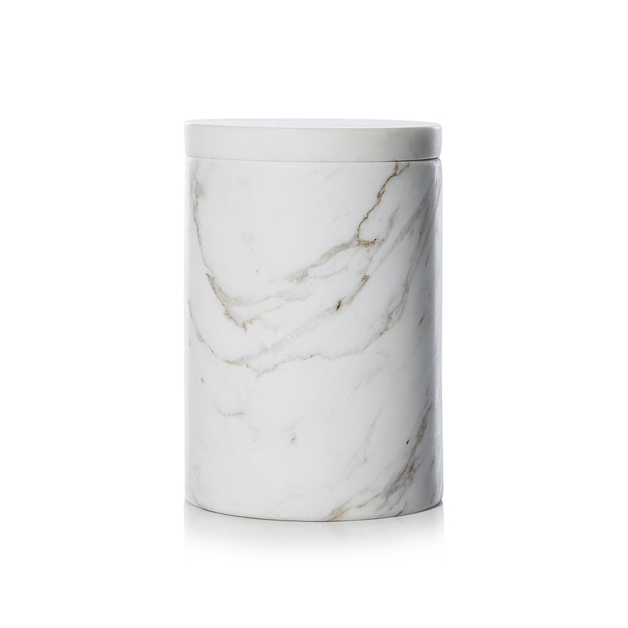 Eastside Bathroom Accessories Small Cannister Marble Adairs