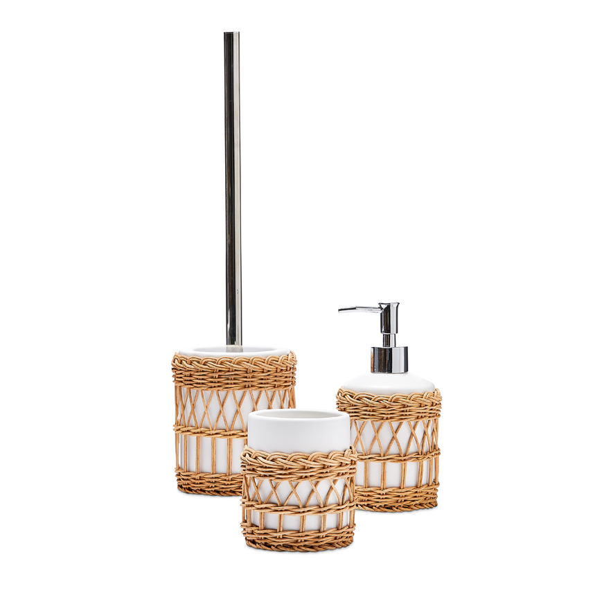 Woven Natural Bathroom Accessories Adairs