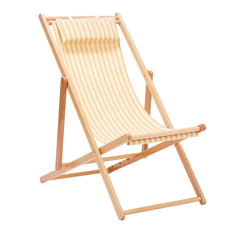 Timber Beach Deck Chair S21  Sunshine Stripe 