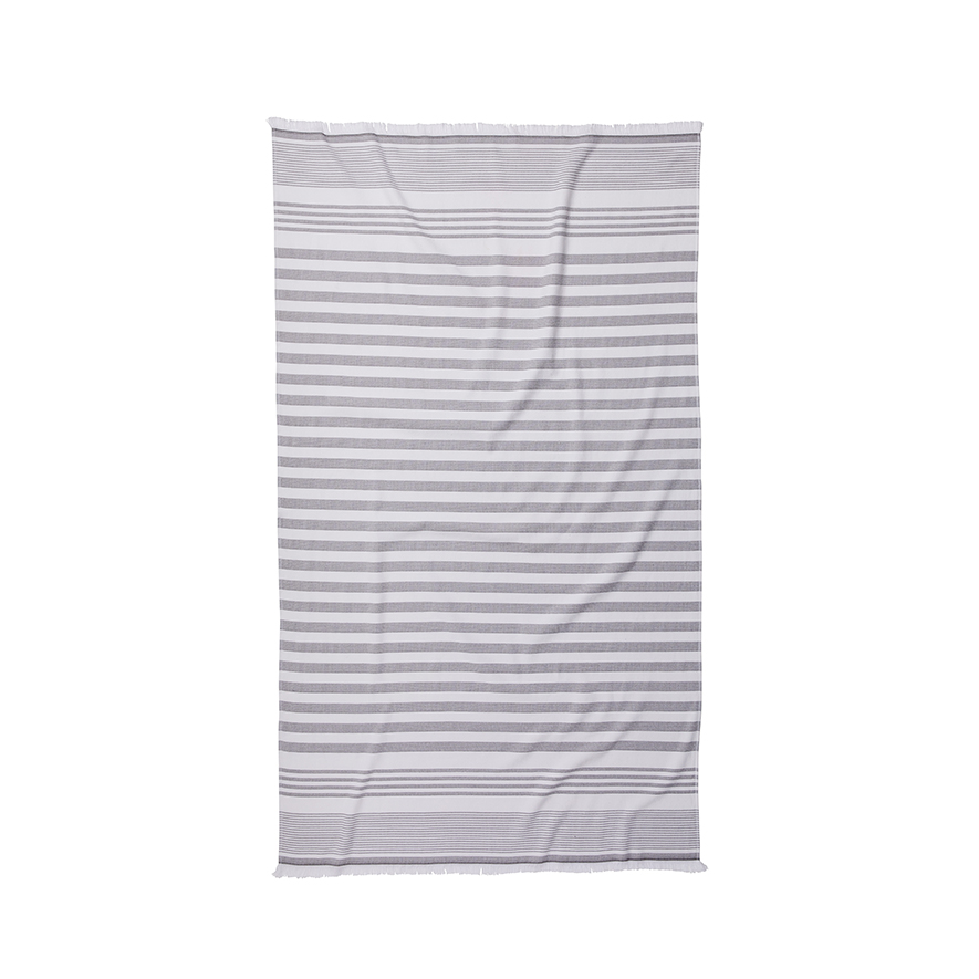 European Grey Beach Towel Adairs