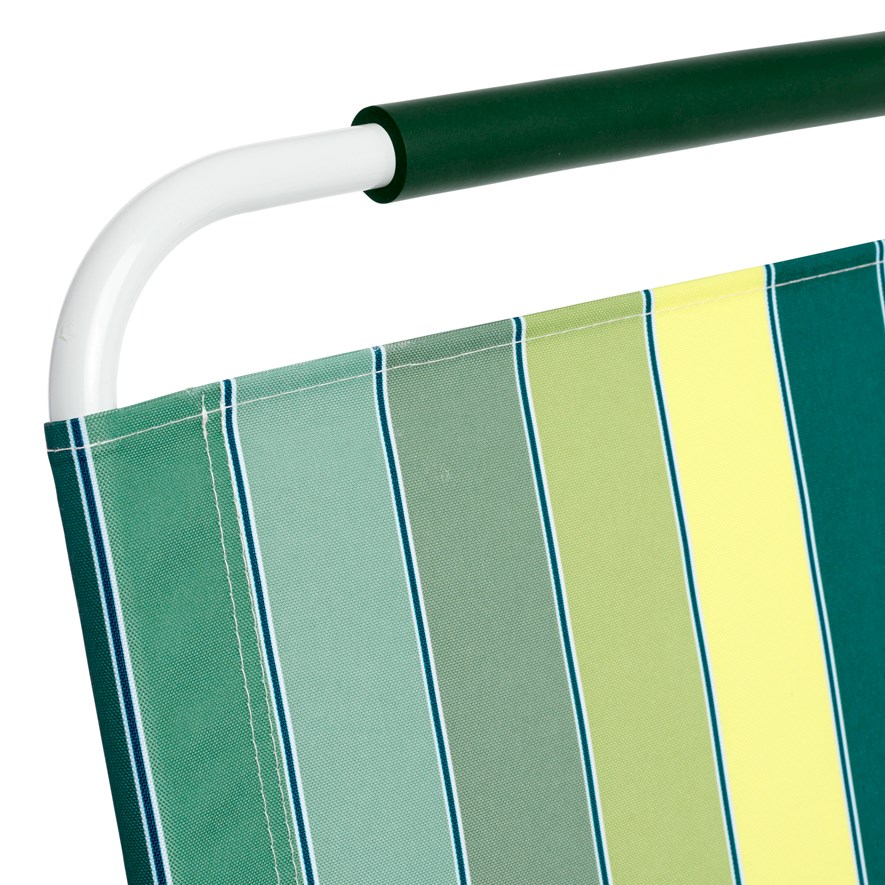 Aruba Stripe Teal Beach Chair Adairs