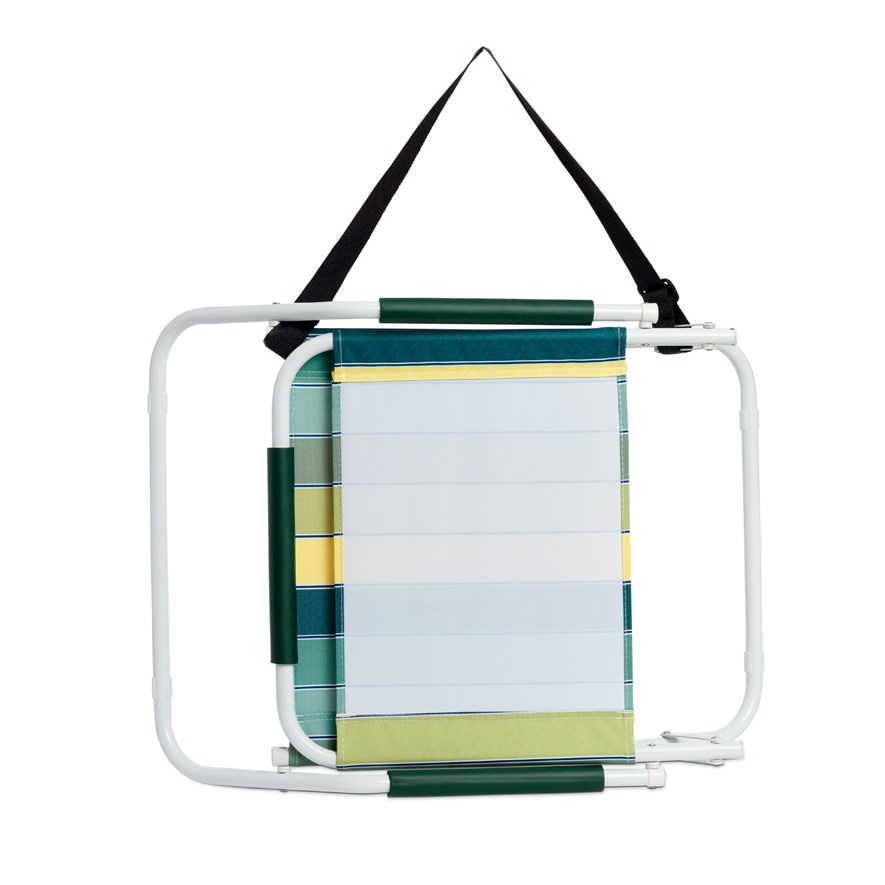 Aruba Stripe Teal Beach Chair Adairs