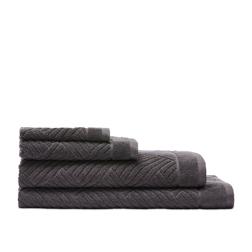 Paradise Towel Range Bath Towel Coal Adairs
